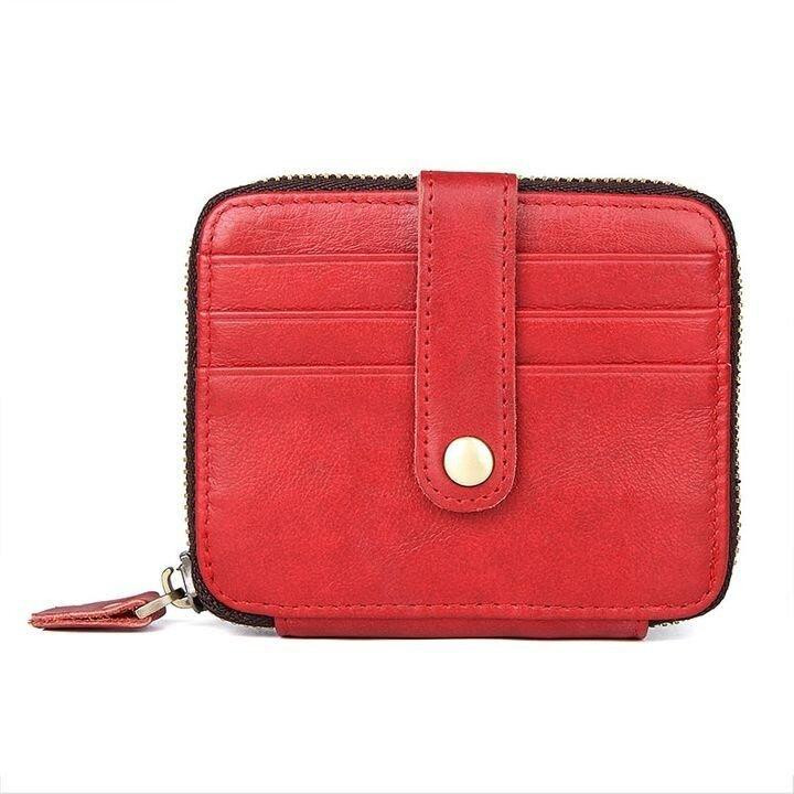 Визитница кожаная Красная (Vintage) Киев - изображение 15