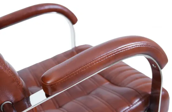 Офісне Крісло Керівника Richman Provence Titan Whiskey Хром М2 AnyFix Коричневий Київ