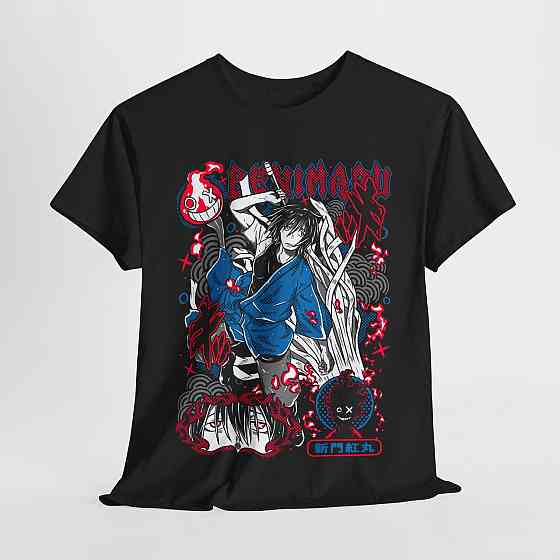 Футболка для мальчика аниме Фире Форке Бенимару Схинмон оверсайз (рост от 165 до 180 ) Черний AnimeJ0645m Днепр