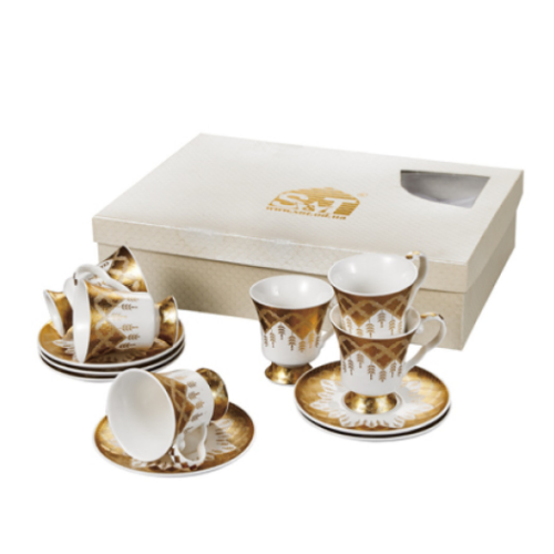 Сервіз кавовий Золота соната 12 предметів (ч.90мл + блюдце) 031-12-90 S&T Житомир - изображение 1