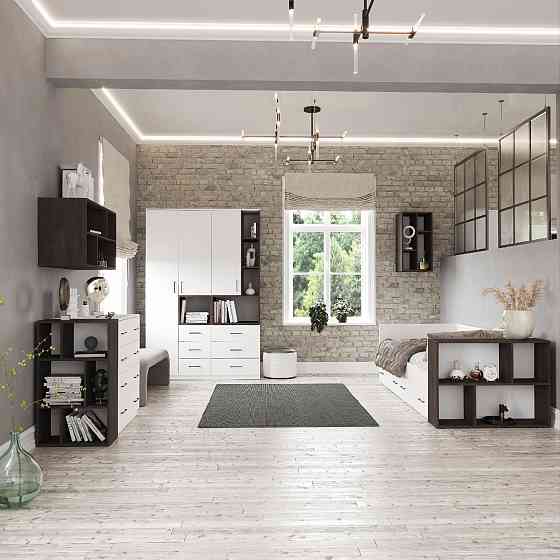 Полиця приставна Т-9, Дуб Крафт Білий, 934/250/700 Львів