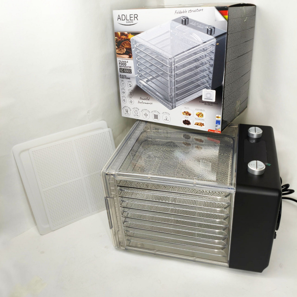 Сушарка для овочів та фруктів Adler AD 6660 600Вт харчовий дегідратор ZT-80 Львів - фото 13