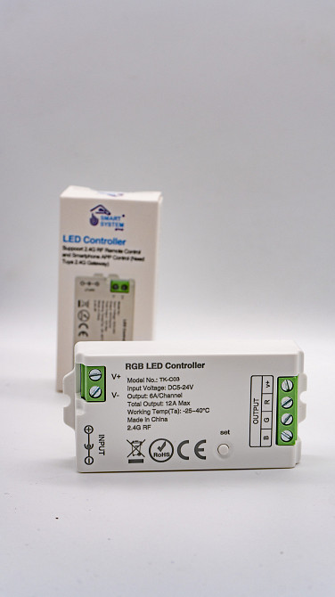 Smart Systems group LED контролер RGB DC5-24V, 12A, RF 2.4G Smart Systems Київ - фото 2