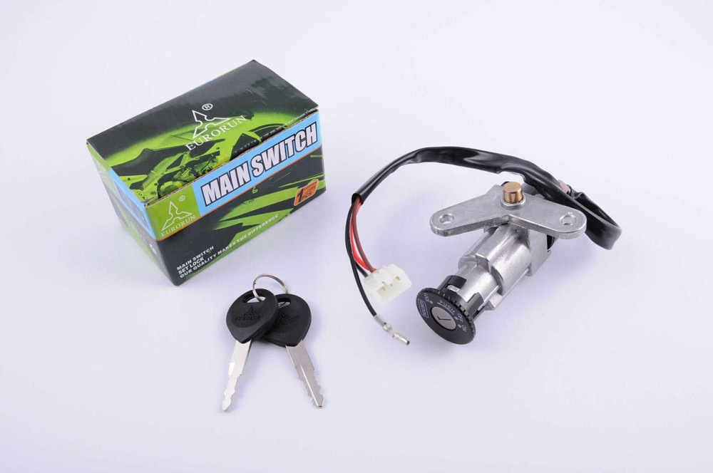 Замок запалювання (блакитний) скутер Ямаха джог 2JA, M 1YU Мукачево - фото 1