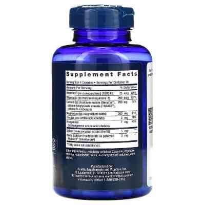 Вітамінно-мінеральний комплекс Life Extension Відновлення Кістей + К2, Bone Restore with Vitamin K2 120 Ка (LEX-17271) Вінниця