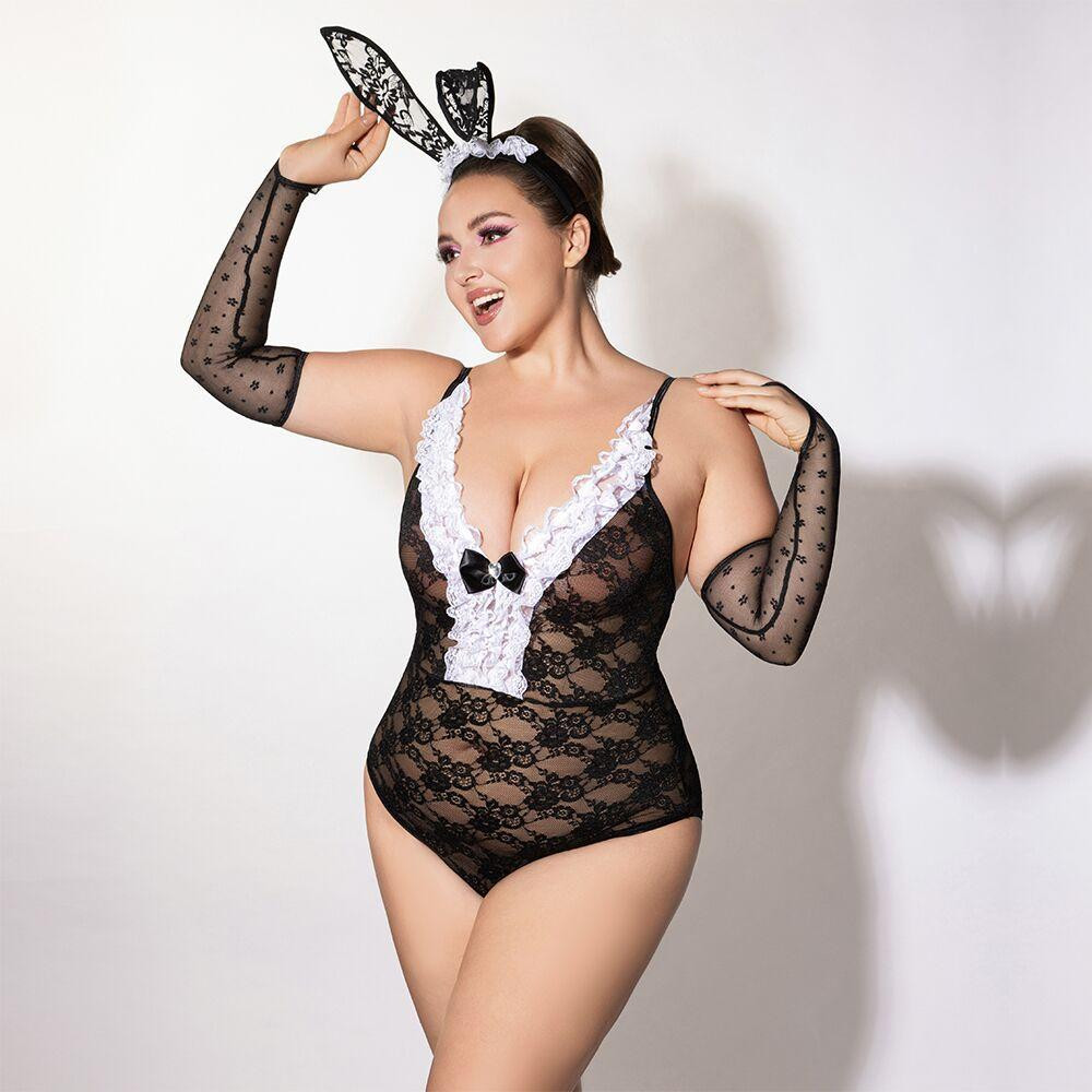 Еротичний костюм зайчики JSY P61101 Plus Size Sex Aura Київ - фото 2