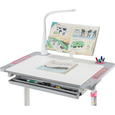 Парта зі стільцем FunDesk Littonia Pink Вінниця - фото 11