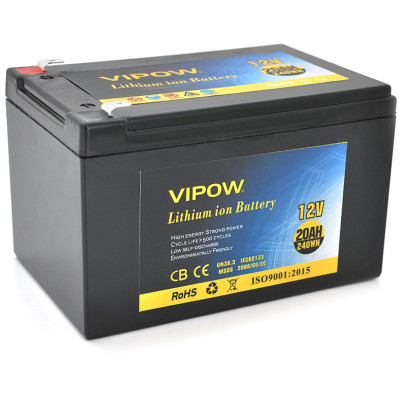 Батарея до ДБЖ Vipow 12V - 20Ah Li-ion (VP-12200LI) Вінниця - фото 1