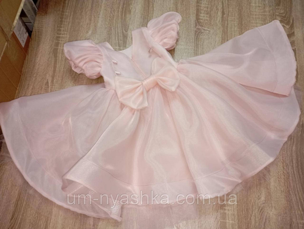 Бордовое платье пышное из шифона с бантом Кривой Рог - изображение 10