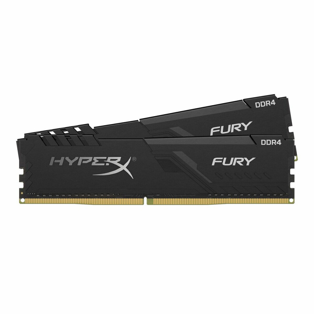 DDR4 Kingston HyperX FURY 32GB (Kit of 2x16384) 2666MHz CL16 Black DIMM Київ - фото 1