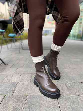 Garti Черевики жіночі GARTI 307 шоколадні (зима, шкіра натуральна) (6091) Коломия