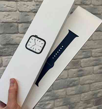 Apple Watch Series 7 GPS + Cellular 41mm Graphite Stainless Steel (MKHJ3) Нові. Харьков