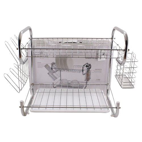 Сушарка для посуду двоярусна 50*25*36см DN0850 ZAUBERG Житомир - изображение 2