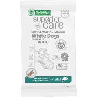 Ласощі для собак Nature&apos;s Protection Superior Care White Dogs Hypoallergenic&amp;Digestive Care 110 г (KIKNPSC47199) Вінниця
