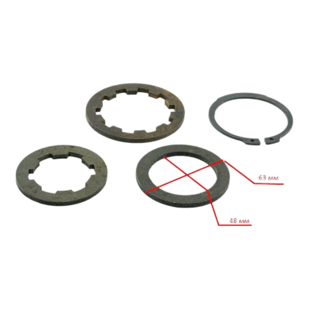 Кольца стопорное, шайбы (Ремкомплект) КПП (мал.) ЗИЛ Мукачево - изображение 1