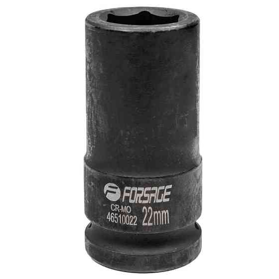 Головка ударна глибока 3/4" 6-гранна 22мм Forsage F-46510022 Одеса