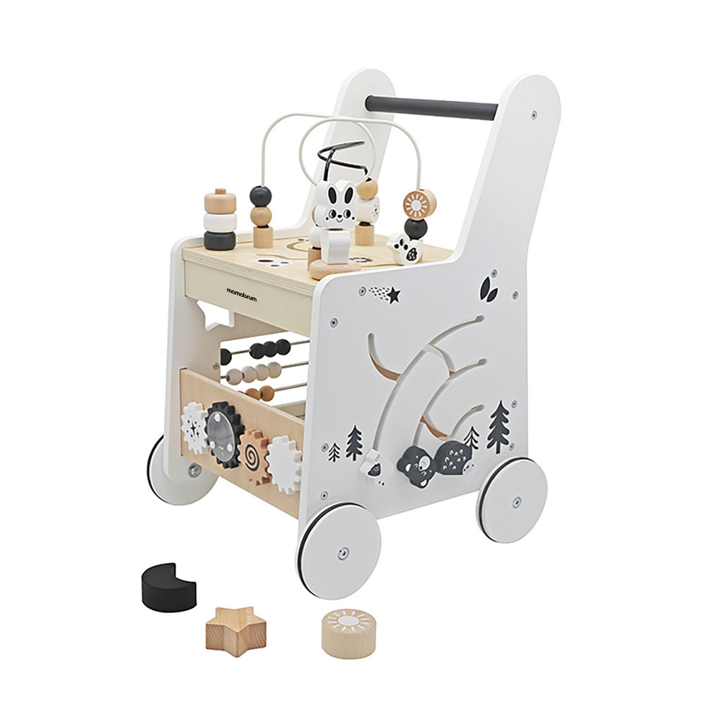 Детская деревянная учебная коляска ходунки AVKO E248 (40008248) для детей Киев - изображение 2