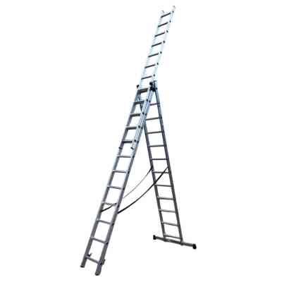 Драбина GTM 3-секції, розкладна, 3*12сх. 3,26-8,12м (KME312) Вінниця