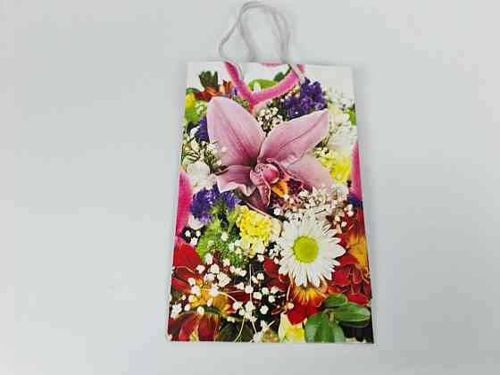 Бумажный пакет подарочный Средний 17/26/8(артSV-235) (12 шт) Харьков