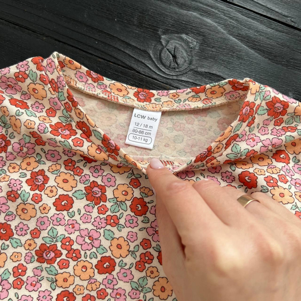 Дитяча Кофта для Дівчинки LC Waikiki з Квітковим Принтом 12-18міс (80-86см) пакунок малюка Киев - изображение 3
