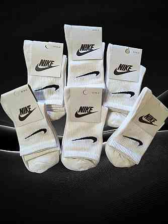 Жіночі шкарпетки з бавовни білі високі. Набір 6 шт. Розмір 36-41 Київ