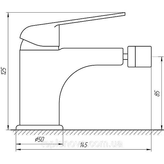 Змішувач для біде Globus Lux Koln GLK-0106 Чернівці