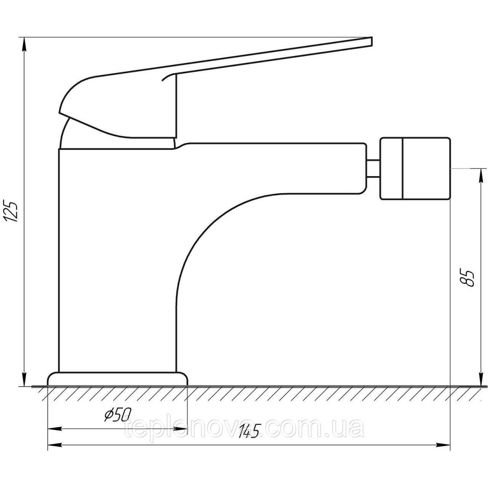 Змішувач для біде Globus Lux Koln GLK-0106 Чернівці - фото 4