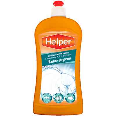 Средство для ручного мытья посуды Helper Чайное дерево 495 мл (4823019010275) Винница
