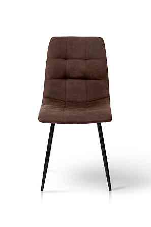 Стілець Чілі (круглий) чорний/мкфібра коричнPK-03 Київ