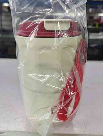 Термокружка з поїлкою White/Red (400мл) для кави та чаю Київ