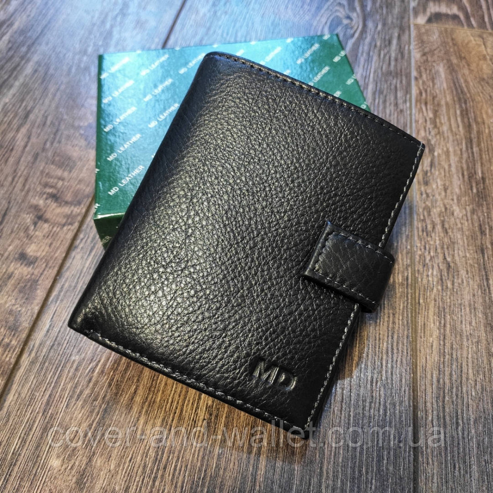 Вертикальный мужской кошелек среднего размера с мягкой кожи Marco Coverna 190415-MC Киев - изображение 3
