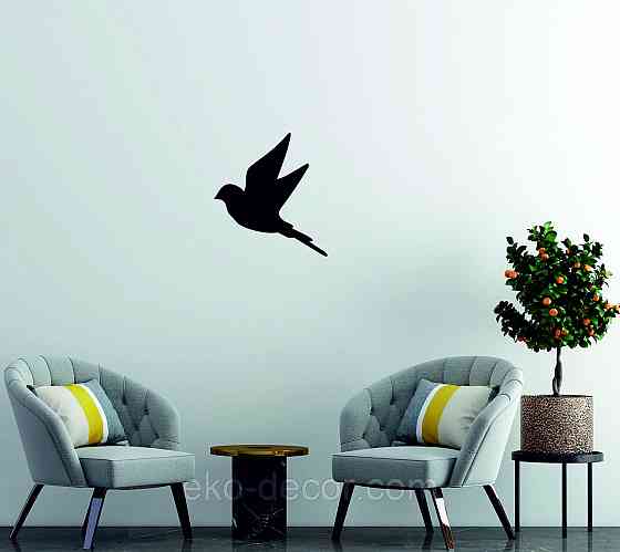 Декоративное настенное Панно «Птичка» Декор на стену(цена за 1шт) Киев