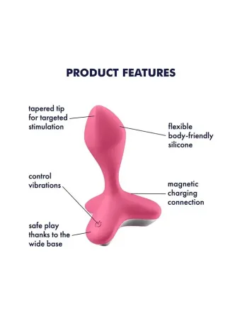 Анальна пробка з вібрацією Satisfyer Game Changer Pink Львів
