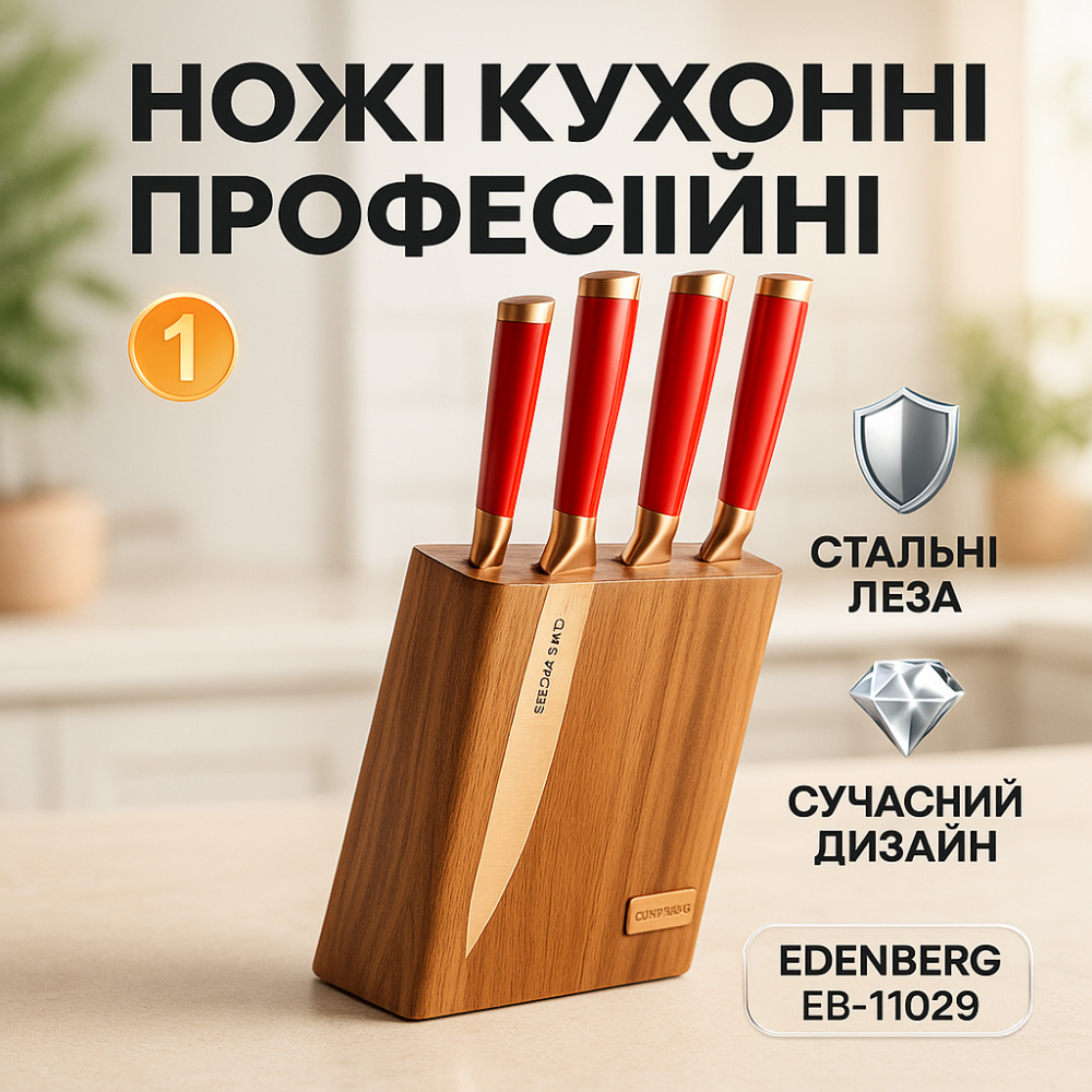 Кухонный нож из стали нержавейки, Набор ножей для каждой кухни, Топ лучших ножей для кухни AJ-46 Львов - изображение 11