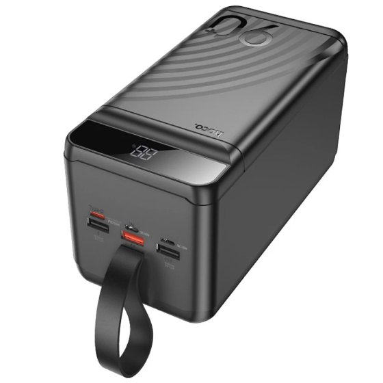 Универсальная зарядная батарея Hoco J123D 90000mAh Element PD20W+QC3.0(22.5W) Черный Винница