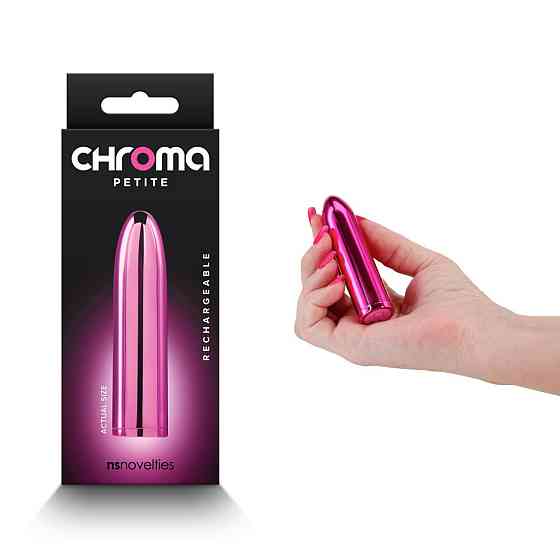 Віброкулька NS Novelties, що перезаряджається, Chroma Petite, рожевий Sex Aura Київ