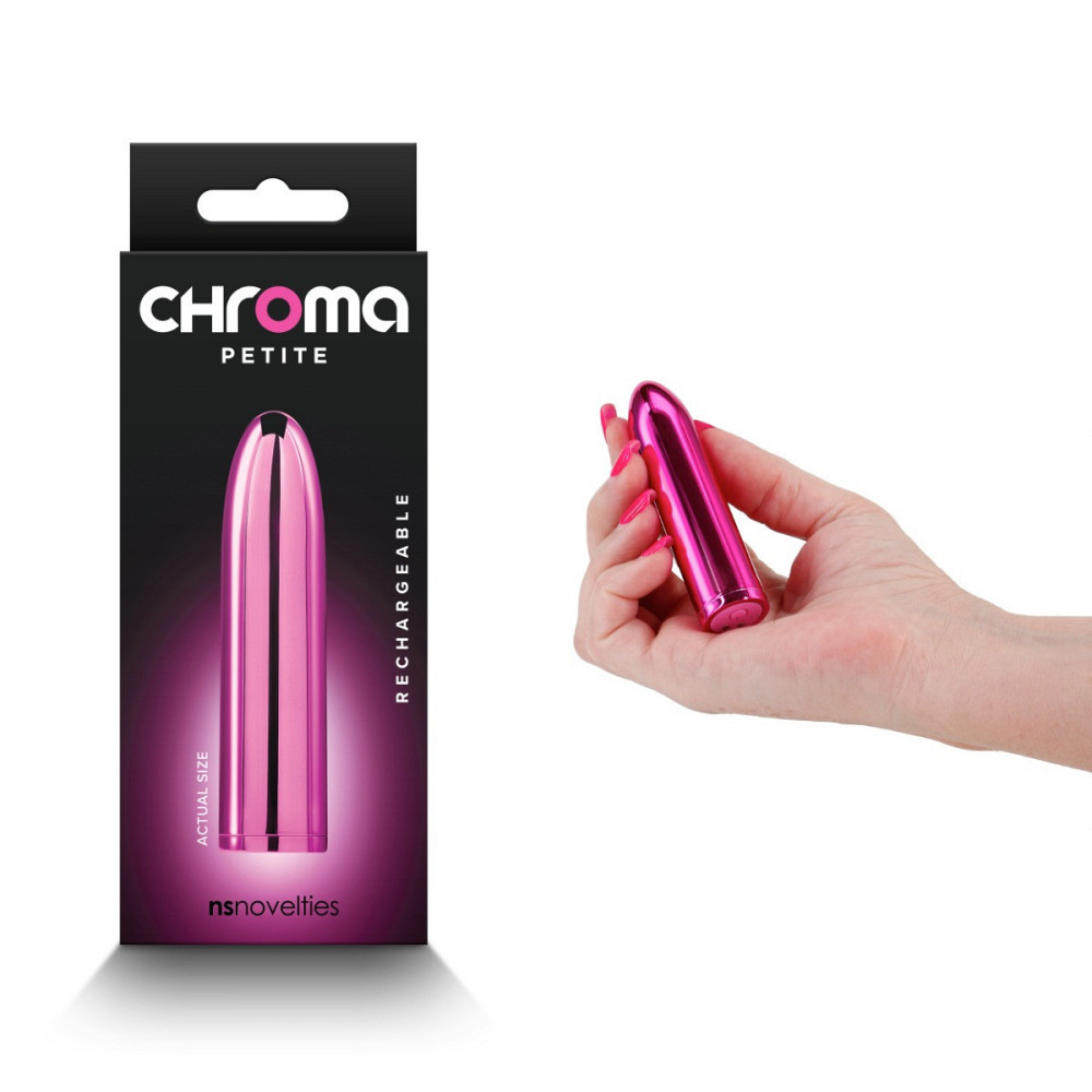 Віброкулька NS Novelties, що перезаряджається, Chroma Petite, рожевий Sex Aura Київ - фото 1