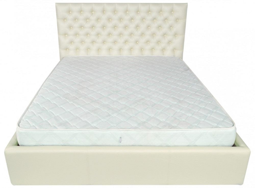 Ліжко Двоспальне Cambridge VIP 180 х 190 см Fly 2200 A1 З додатковою металевою цільнозварною рамою Білий Київ - фото 10