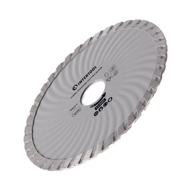 Диск відрізний алмазний Turbo, 125 мм, 16-18%, 12200 об/хв INTERTOOL CT-2002 Київ - фото 3