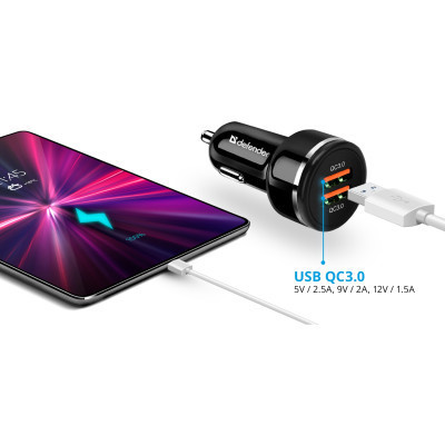 Зарядное устройство Defender UCA-80 black, 2xUSB, QC3.0, 36W (83832) Винница - изображение 3