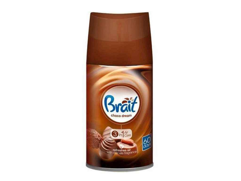 Змінний балон д/автом-го аром-ра повітря Choco Dream 250мл ТМ Brait Київ - фото 1