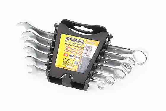 Набір ключів комбінованих 6шт (8/10/12/13/14/17мм) "пластиковий тримач" Київ