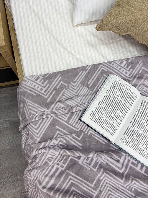 Плед-покрывало Decorator WellSoft HUGGE 200х220 см Какао (87-346) Киев - изображение 6