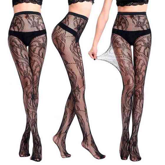 Колготки с узором 