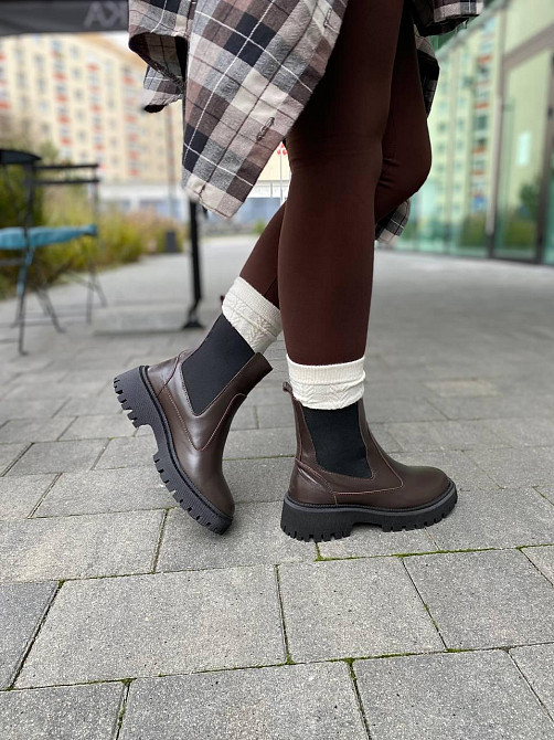 Garti Черевики жіночі GARTI 361 шоколадні (зима, шкіра натуральна) (6014) Коломыя - изображение 6
