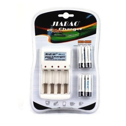Зарядний пристрій для акумуляторів АА та ААА, Jiabao JB-212 + 4 акумулятори ААА QU-46 Львів - фото 2