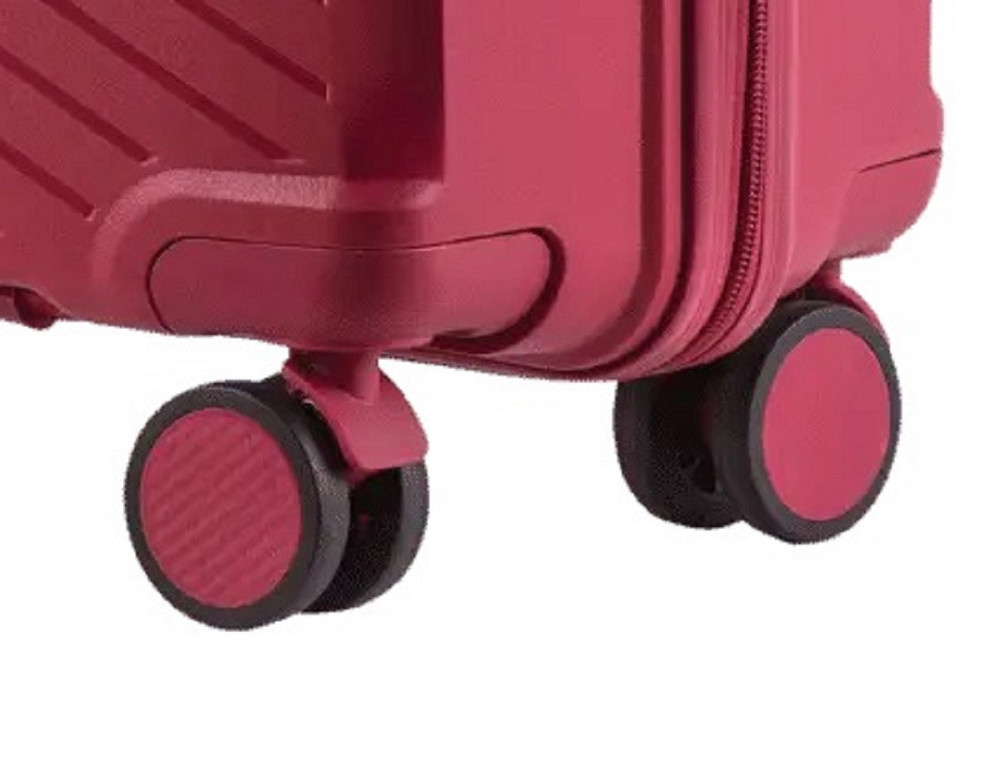Чемодан полипропиленовый WINGS 181-04 малый 55 см красный Киев - изображение 5