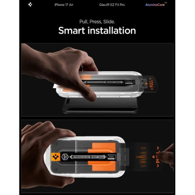 Скло захисне Spigen Glas.tR EZ Fit Pro HD iPhone 17 Air (AGL09870) Вінниця - фото 7