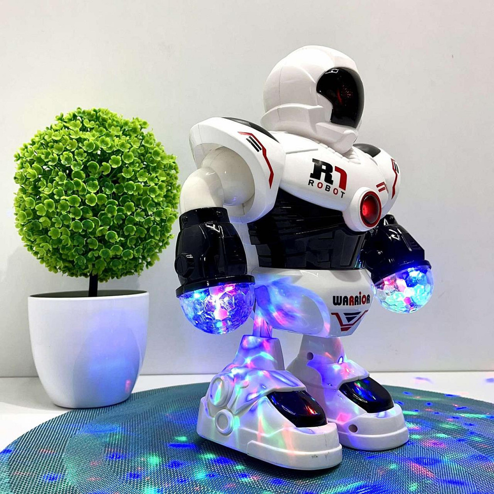 Робот Space Police танцюючий рухає руками та ногами світло звук Білий (58660) Чернигов - изображение 7