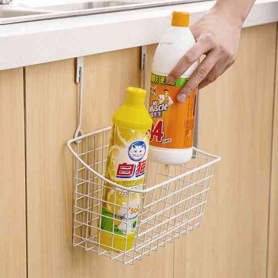 Дополнительный подвесной органайзер, полка для кухни, шкафа 26*17*28см белый Винница